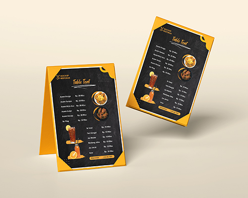 Menu Card Printing