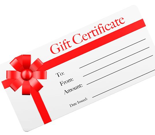 gift certificats