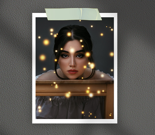 led light photo framing