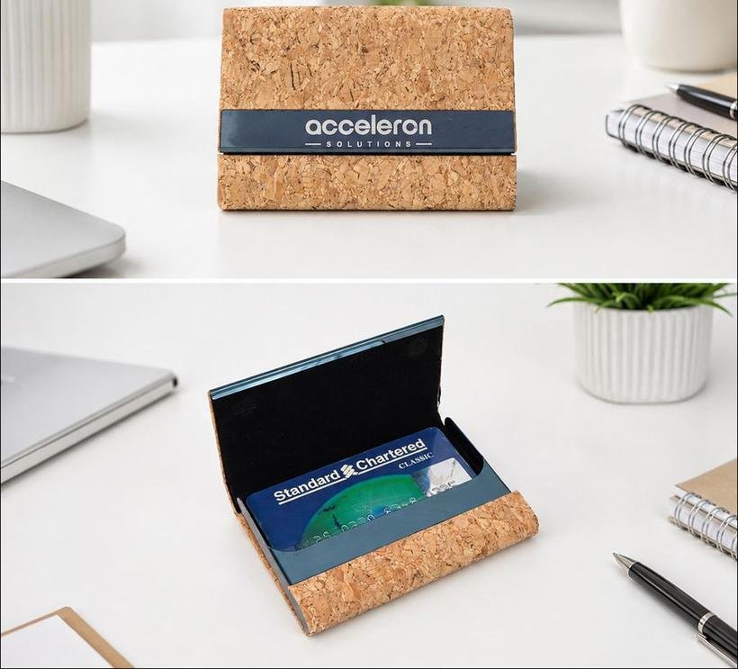 Cork Card Holder
