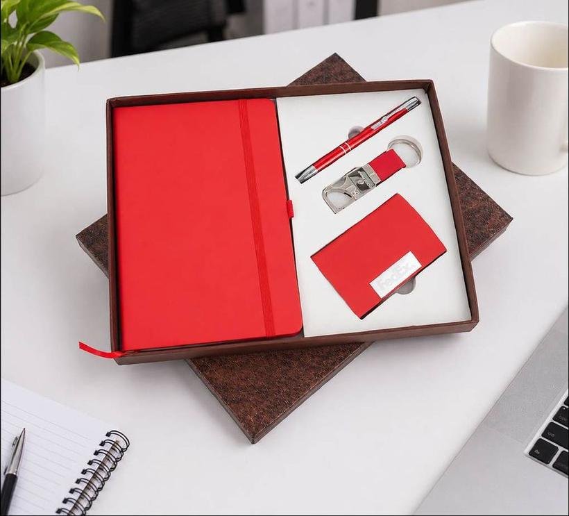 4-in-1 Notebook & Card Holder Set