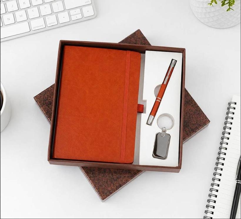 3-in-1 Notebook, Keychain & Pen Set