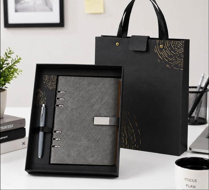 2-in-1 A5 Executive Planner Set with Carry Bag