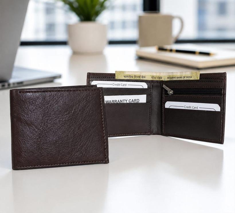 Classic Brown Leatherite Wallet