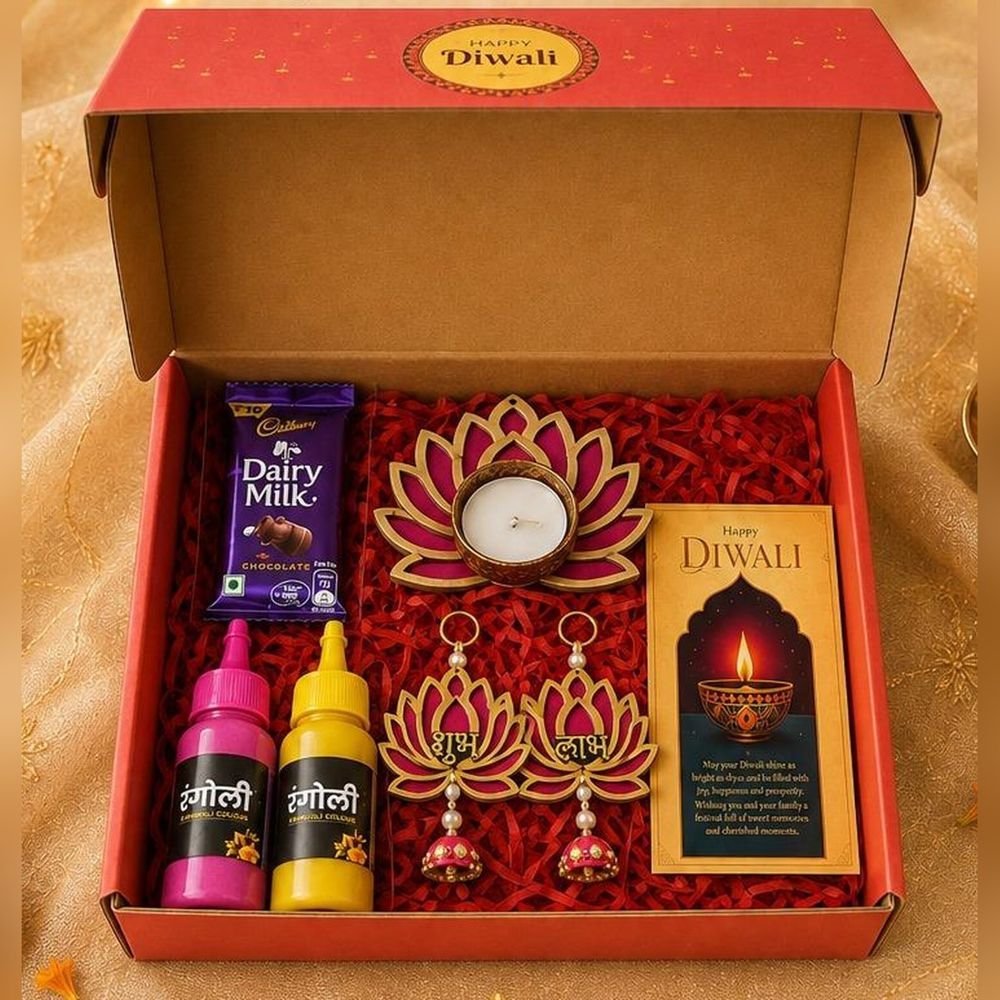 Lotus Rangoli Diwali Hamper